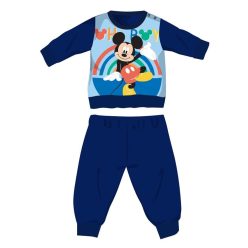  Pyjama polaire bébé Mickey Mouse Disney - pyjama épais pour l'hiver - bleu foncé - 92