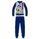 Disney Mickey Mouse pyjama épais en coton d'hiver pour enfants - pyjama en flanelle de coton - bleu foncé - 104