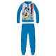 Disney Mickey Mouse pyjama épais en coton d'hiver pour enfants - pyjama en flanelle de coton - bleu clair - 98