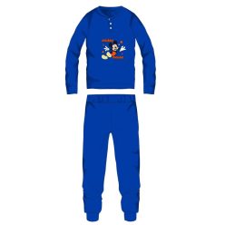   Pyjama en flanelle en coton Mickey Mouse - pyjama épais d'hiver pour enfants - bleu moyen - 98