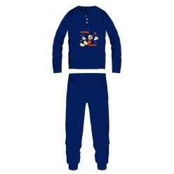   Pyjama en flanelle en coton Mickey Mouse - pyjama épais d'hiver pour enfants - bleu foncé - 110
