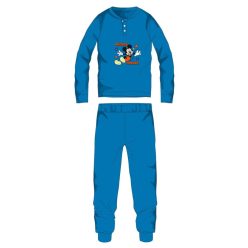   Pyjama en flanelle en coton Mickey Mouse - pyjama épais d'hiver pour enfants - bleu clair - 116