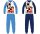 Pyjama en jersey en coton Mickey Mouse pour enfants - bleu foncé - 110