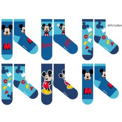   Disney Mickey Mouse chaussettes en coton normales pour enfants - 6 paires/paquet