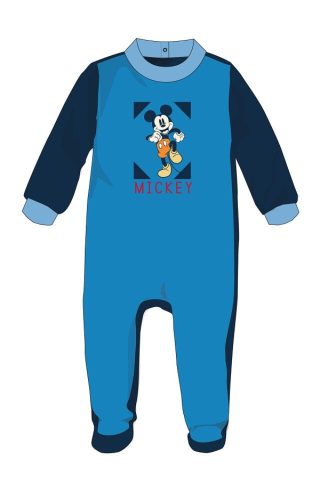 Disney Mickey Mouse combinaison en velours pour bébé - bleu foncé - pour bébé de 1 à 3 mois
