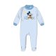 Disney Mickey Mouse combinaison en velours pour bébé - bleu clair - pour bébé de 3 à 6 mois