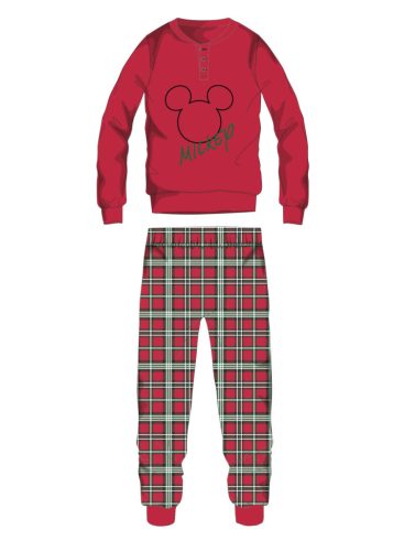 Pyjama épais pour homme Mickey Mouse pour Noël - pyjama flanelle de coton