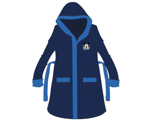 Mickey Mouse de Disney a des peignoirs en coton à capuche pour enfants - bleu foncé - 110-116