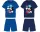 Ensemble d'été en coton Mickey Mouse Disney - ensemble t-shirt-short - bleu foncé - 98
