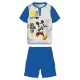 Pyjama en jersey en coton à manches courtes pour enfants Disney Mickey Mouse - bleu moyen - 110