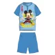 Pyjama en jersey en coton à manches courtes pour enfants Disney Mickey Mouse - bleu clair - 104