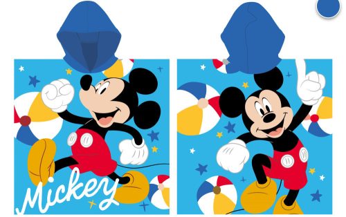 Poncho Mickey Mouse à séchage rapide - 55x110 cm