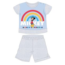   Pyjama bébé Mickey Mouse Disney à manches courtes pour l'été - pyjama en jersey de coton