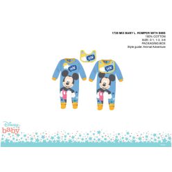 Barboteuse Mickey Mouse Disney avec devant - pour bébé