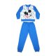 Pyjama d'hiver en flanelle pour enfants - Mickey Mouse - bleu moyen - 104