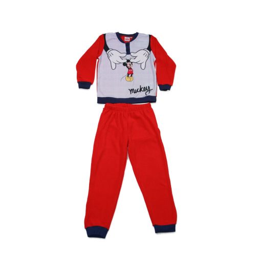 Pyjama polaire d'hiver pour enfants - Mickey Mouse - rouge - 104
