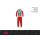 Disney Mickey Mouse pyjama en coton fin pour enfants - pyjama en jersey - rouge - 110