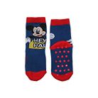 Chaussettes pour enfants avec antidérapant - Mickey Mouse - peluche - bleu foncé - 27-30