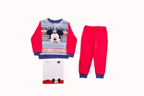 Pyjama en coton épais pour enfants - Mickey Mouse - rouge - 98