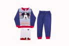 Pyjama en coton épais pour enfants - Mickey Mouse - bleu foncé - 116
