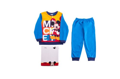 Pyjama en flanelle pour enfants - Mickey Mouse - bleu moyen - 122