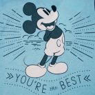 Pyjama épais en coton d'hiver pour bébé - Mickey Mouse - the Best - bleu foncé - 86