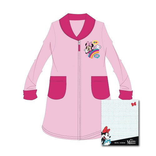 Peignoir pour enfants - corail - Minnie Mouse - 110 - rose clair