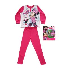   Pyjama long en coton fin pour enfants - Minnie Mouse - Jersey - rose - 104
