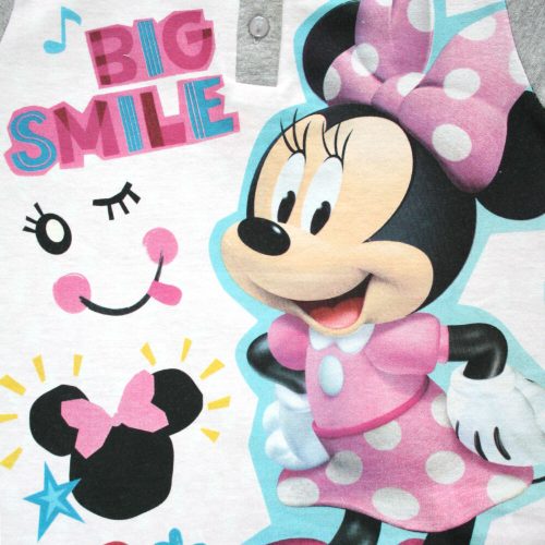 Pyjama long en coton fin pour enfants - Minnie Mouse - Jersey - gris - 104