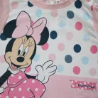 Grenouillère bébé en coton fin à manches longues - Minnie Mouse à pois - Jersey