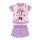 Pyjama d'été en coton à manches courtes pour bébé - Disney Minnie Mouse - étoilé - violet clair - 80
