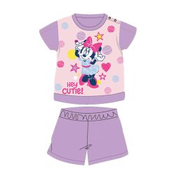   Pyjama d'été en coton à manches courtes pour bébé - Disney Minnie Mouse - étoilé - violet clair - 86