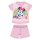 Pyjama d'été en coton à manches courtes pour bébé - Disney Minnie Mouse - rose clair - 92