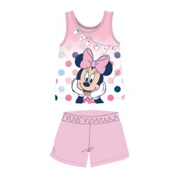   Pyjama d'été en coton sans manches pour bébé - Disney Minnie Mouse - rose clair - 80