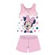 Pyjama d'été en coton sans manches pour bébé - Disney Minnie Mouse - rose clair - 80