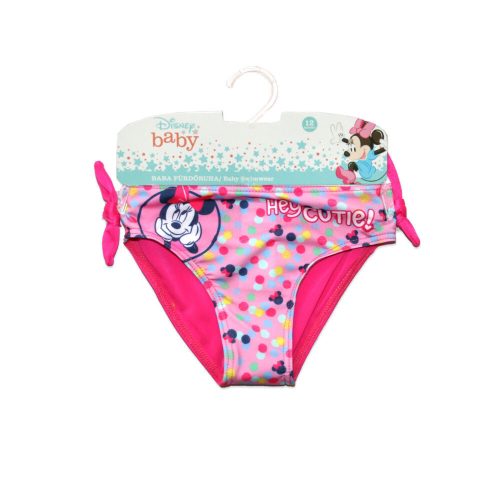 Maillot de bain pour bébé fille - Minnie Mouse - Avec inscription Hey cutie - rose - 80