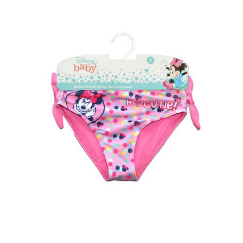 Maillot de bain pour bébé fille - Minnie Mouse - Avec inscription Hey cutie - rose - 86