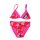 Maillot de bain deux pièces Minnie Mouse de Disney pour filles - motif floral - rose - 98