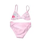 Maillot de bain deux pièces pour filles Disney Minnie Mouse - motif floral - rose clair - 98