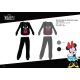 Pyjama en interlock de coton d'hiver pour femme - Disney Minnie Mouse - gris - L
