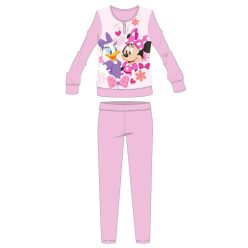   Disney Minnie Mouse pyjama épais en coton d'hiver pour enfants - pyjama en flanelle de coton