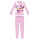Disney Minnie Mouse pyjama épais en coton d'hiver pour enfants - pyjama en flanelle de coton - rose clair - 116
