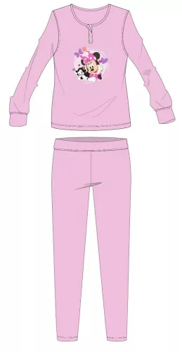Pyjama en jersey de coton Disney Minnie Mouse pour enfants - rose - 104