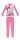 Pyjama en coton d'hiver pour enfants Disney Minnie Mouse - pyjama interlock - motif papillon - rose - 104