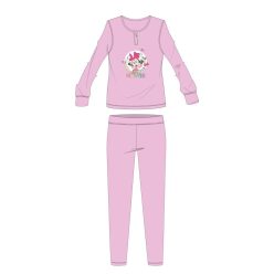   Pyjama en coton d'hiver pour enfants Disney Minnie Mouse - pyjama interlock