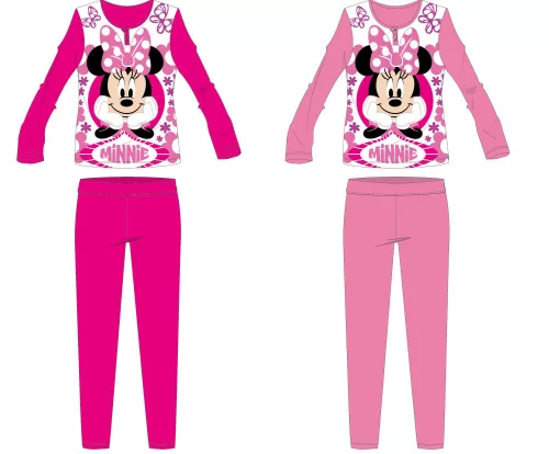 Pyjama en jersey de coton Disney Minnie Mouse pour enfants - rose clair - 116