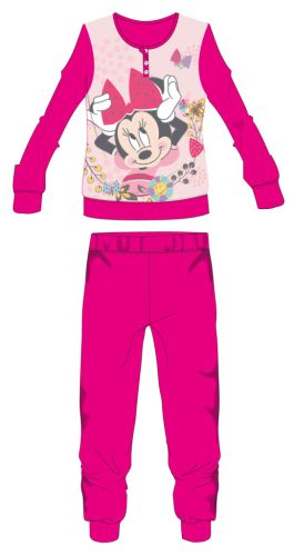 Pyjama polaire Minnie Mouse Disney - pyjama enfant hiver épais - rose - 110