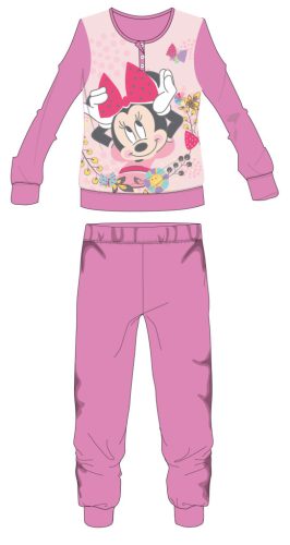 Pyjama polaire Disney Minnie Mouse - pyjama épais d'hiver pour enfants - rose - 98