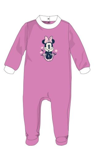 Disney Minnie Mouse combinaison en velours pour bébé - violet - pour bébé de 0 à 1 mois