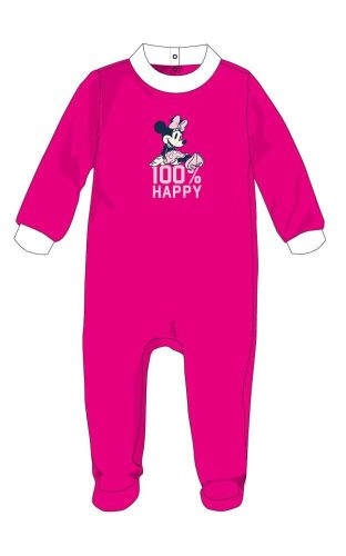 Disney Minnie Mouse combinaison en velours pour bébé - rose - pour bébé de 0 à 1 mois